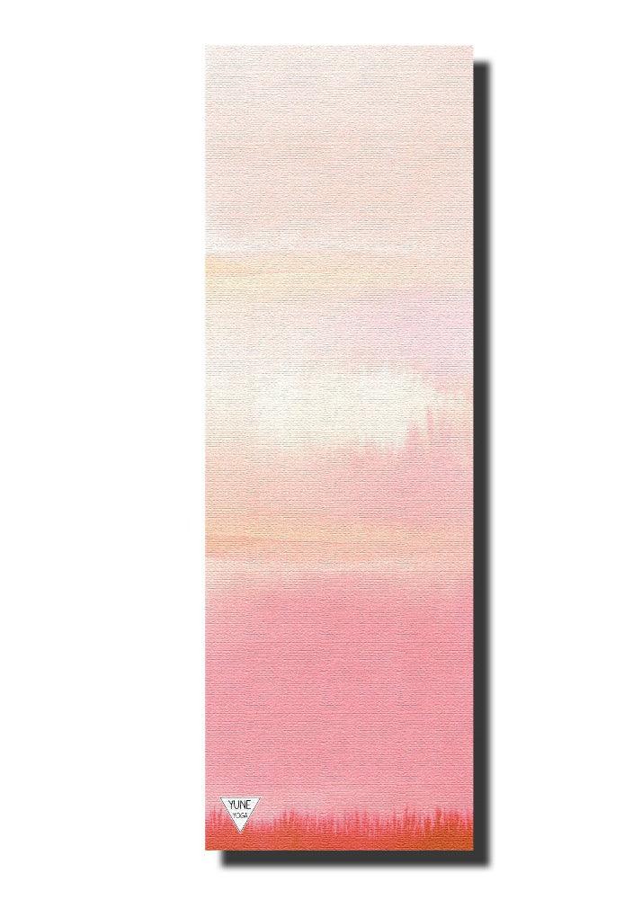 Hecate Yoga Mat – 6 mm Extra Thick, Non-Slip Eco-Friendly PER with Soft Pink Ombré UV-Printed Design | Yune Yoga